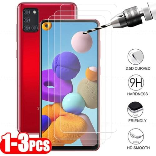 1-3pcs Tempered Glass For Samsung Galaxy A21S A21 s Protecrive Film Screen Protector For Samsung Galaxy A21 A 21S Glass