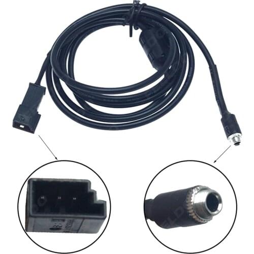 1 PCS 3.5mm Female Connector To 3-Pin AUX Connector Wiring Harness For BMW E39/E46/E53 With Navigation System(SA 602/609)