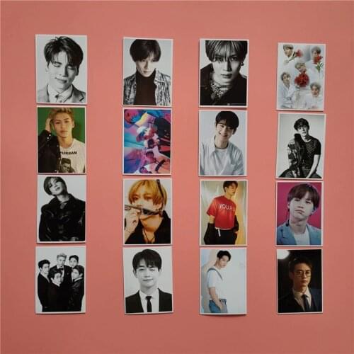 16pcs/set KPOP SHINee Photo Card Self Made Paper Lomo Card Photo Card HD Photocard Fans Gift Collection