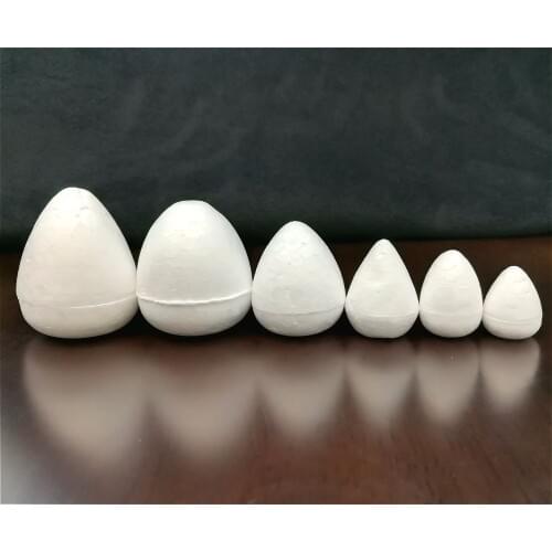 2cm 3cm 4cm 5cm White Foam Rose Bud For Nylon Stocking Flower Accessories Polystyrene Styrofoam Balls For Home Decoration