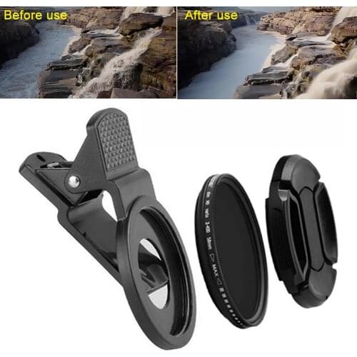 ND2 To 400 Resin Effective Adjustable Portable Light Reduction Universal ND Filter Neutral Density Mobile Phone SLR Lens Camera