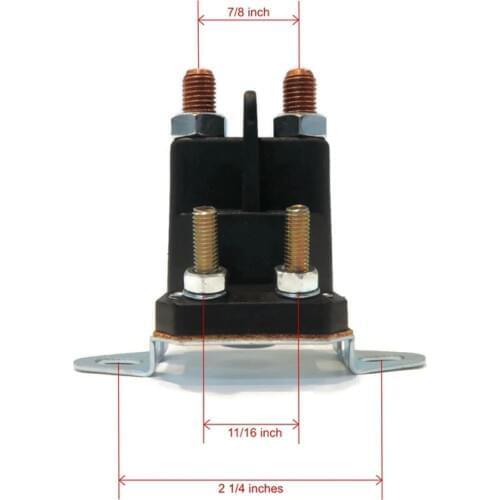 4 Post / Pole UNIVERSAL 12 Volt Starting Solenoid Valve for Rider Lawn Mower & Tractor 513075 104-3189 117-1197