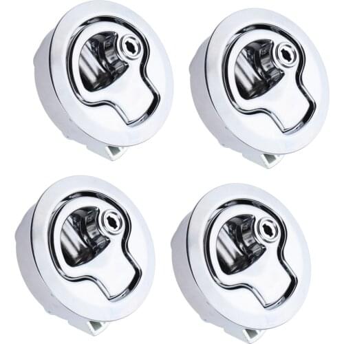4x Marine Boat Stainless Steel 2' Flush Pull Locker Hatch Latch Lift Handle 60 mm