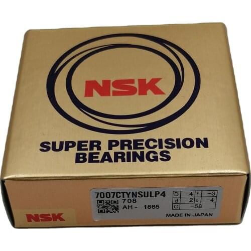 7900 7901 7902 7903 7904 7905 7906 7907C P4 Thin-walled Miniature Angular Contact Bearings Speed Spindle Bearings CNC NSK