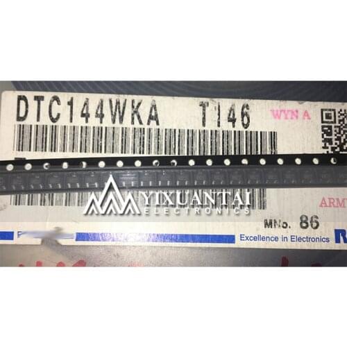 50pcs/lot Free shipping 100% original (DTC114EUA T106 24) (DTC124EK T147 25)(DTC144WKA T146 86)(DTC144WUA T106 86) SOT23