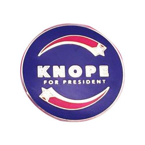 Leslie Knope presidential campaign button brooch Parks and Recreation inspired badge politics accessory