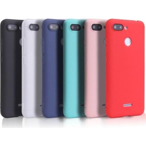 Candy Color TPU Case for Xiaomiredmi 6 6A Case Soft Back Cover for Xiaomi redmi 6 6a Case Pink Red Black Blue skyblue White