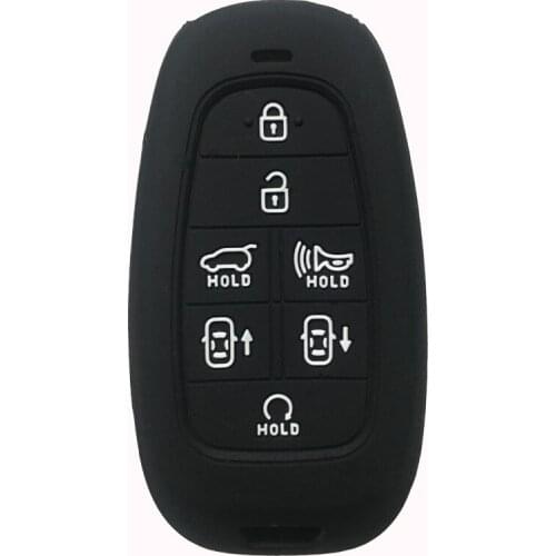 Car Key Cover Case For Hyundai Nexo/Sonata Fe 2021 L588 Tucson NX4 Remote Control Flip Key Alarm For Keys Case