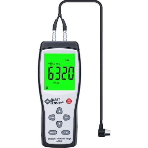 Digital Ultrasonic Thickness Gauge Sound Velocity Meter Steel Tube Metal plastic Glass ceramic Depth Width Measuring Instrument
