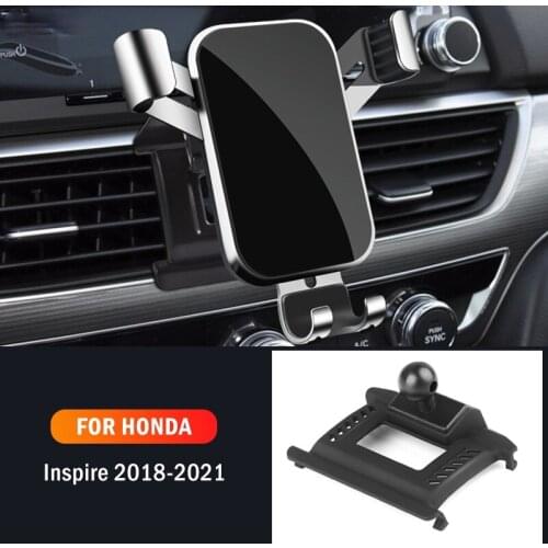 Car Mobile Phone Holder Special Mounts GPS Stand Gravity Navigation Bracket For Honda Inspire 2018 2019 2020 2021 Accessories