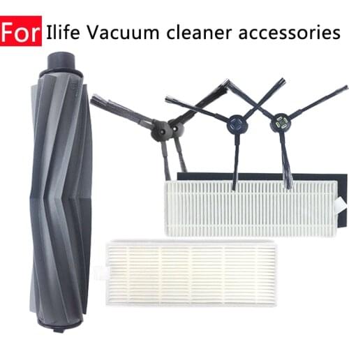 For ILIFE A7 A9S A8 A6 A4 A4s X620 Mop Spare Parts Hepa Filter Main Side Brush Kit Smart Home Accessories Robot Vacuum Cleaner