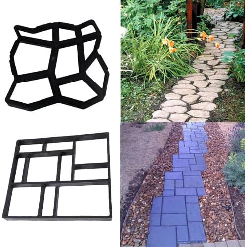 Outdoor Paving Mold DIY Stepping Stone Path Maker Mould Garden Path Driveway DIY