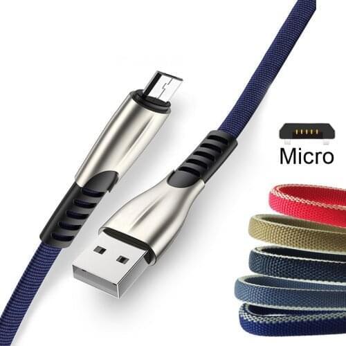 Micro USB Type C Cable Android Fast Charging Microusb USB Data Cord For Xiaomi A2 Samsung S7 Huawei 5X 7S SONY Z5 XA1 LG K8 K10