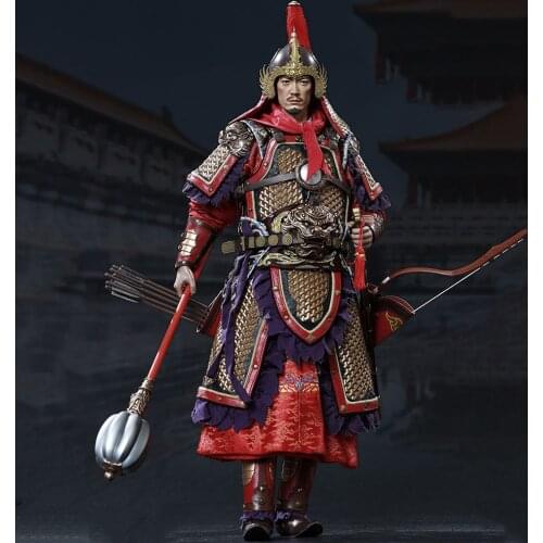 KLG-R018 1/6 Scale Ancient Chinese Warrior General Ming Dynasty Full Set Male Solider Action Figure Model for Fans