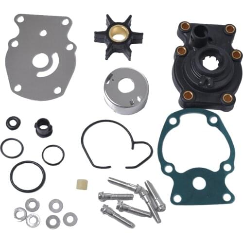 Water Pump Impeller Service Kit Outboard Water Pump Rebuild Kit 393630 Plastic and Rubber for Johnson Evinrude 20 25 30 35 hp