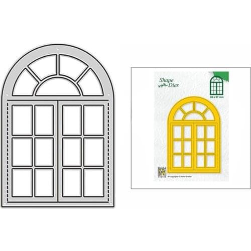 2021 New Traditional Church Window Metal Cutting Dies for DIY Scrapbooking Decor and Card Making Paper Craft Embossing No Stamps