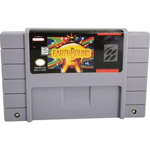 Earthbound (Super 16 bit snes cartridge) Authentic- Tested-With Fast shipping-USA Version NTSC