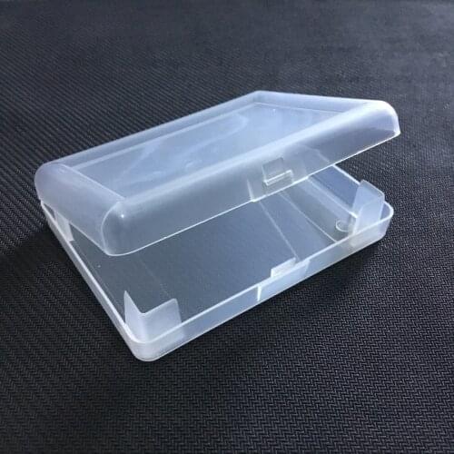 Transparent plastic boxes playing cards container PP storage case packing poker game card box for pokers set wholesale