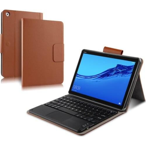 Russian/Hebrew/Spanish Detachable Wireless Bluetooth Keyboard Stand Leather Case For Huawei MediaPad M5 Lite 10 BAH2-W19/L09/W09