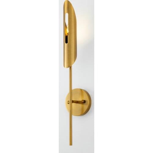 Nordic Gold Wall Lamp Modern Led Wall Light Living Room Bedroom Wall Sconce Light Fixtures Bathroom Mirror Lights Loft Bed Decor