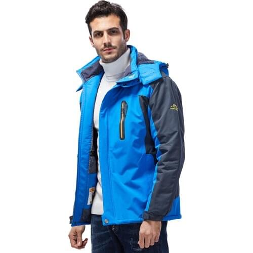 Outdoor Sports Jacket Windproof Rainproof 3 Layer PU Climbing Camping Hiking 828