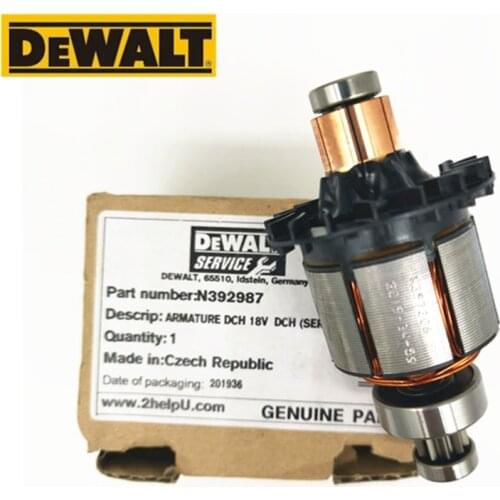 Dewalt 18V 20V ARMATURE For N392987 DCH253 DCH254 DCH253M2 DCH254M2 DCH253KN DCH253 Rotor Motor
