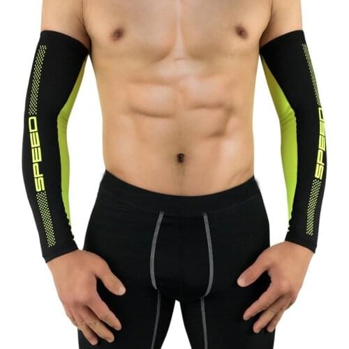 1 Pair Cycling Arm Sleeve Outdoor Sports Running Arm Warmers Sleeves Men Bicycle Bike Arm UV Sun Protection Cuff Cover