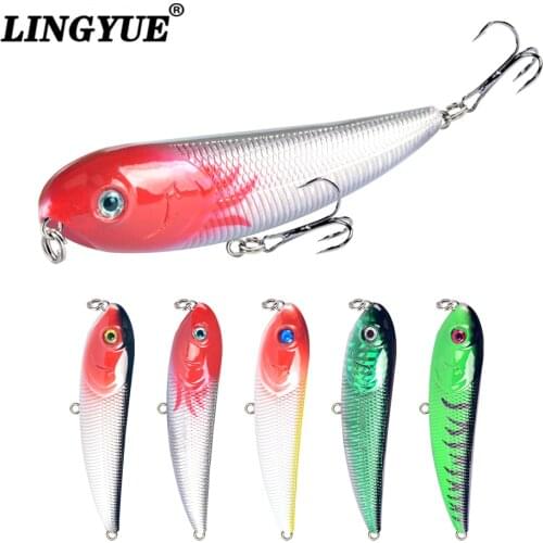 1pcs 11cm 15.5g Fishing Lures Pencil Hard Baits With 4# Hooks Artificial Quality Good Bass Wobblers Fishing Tackle Lure 3D eyes