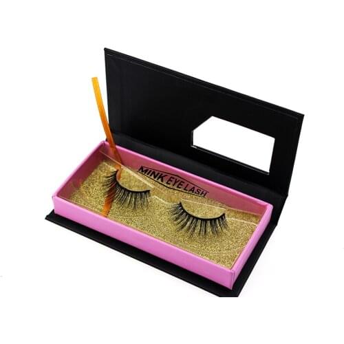 100 pairs Make your own logo custom 3D mink lashes rose gold round case box with private logo for bulk whalesale order
