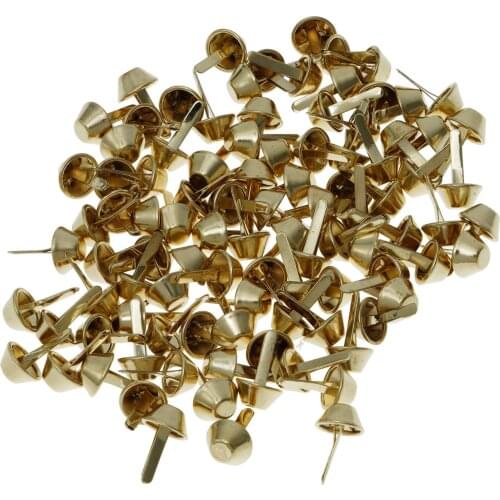 100Pcs Scrapbooking Brads For DIY Accessories Photo Album Frame Decoration Brads Handmade Clothing Embellishment Decor