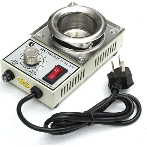 150W 220V High Quality Temperature Controlled Soldering Pot Melting Tin Pot Tin Cans