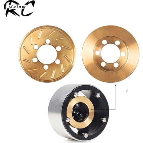 2Pcs 62g Brass Balance Weight Internal Counterweight for RC Crawler 1.9 2.2 inch 6-hole Wheel Rim SCX10 90046 D90 TRX4 TF2 CC01
