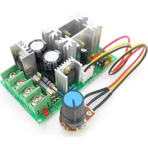 20A PWM DC Motor Speed Controller Governor DC 9V-60V Hight Power Converter Module Regulator Adjustable 12V 18V 24V 36V 48V