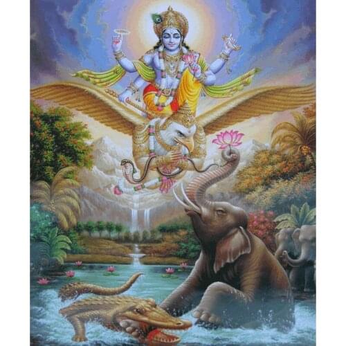 India Religion Buddha 5D Diamond Painting Embroidery Full Square Home Room Decoration kit Gift Round Drill Mosaic Cross Stitch