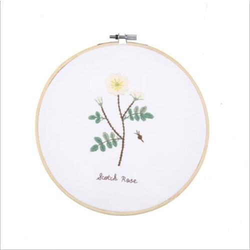 Flower Shop Plant Series European embroidery kit simple three-dimensional embroidery Ribbon kit embroidery needlework