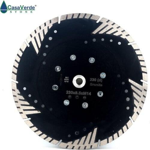 DC-FSTB09 Arbor M14 flange diamond 230mm saw blade blade for stone