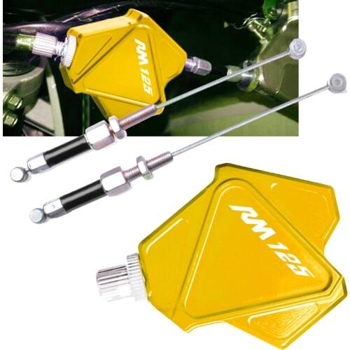 For SUZUKI RM125 RM 125 1992-2009 1993 1994 1995 1996 1997 1998 1999 2000 2001 CNC Stunt Clutch Lever Easy Pull Cable System