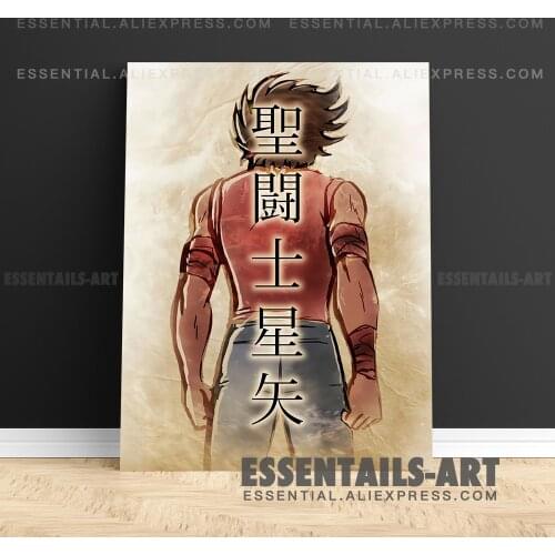 Saint Seiya Pegasus Anime Poster Canvas Wall Art Painting Decor Pictures Bedroom Study Living Room Home Decoration Prints