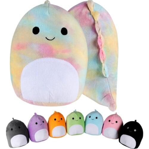 Kawaii Dinosaur Squish Pillow Plush Toy Animal Soft Dino Plush Doll Buddy Stuffed Anime Cushion Valentines Gift For Kids Girl