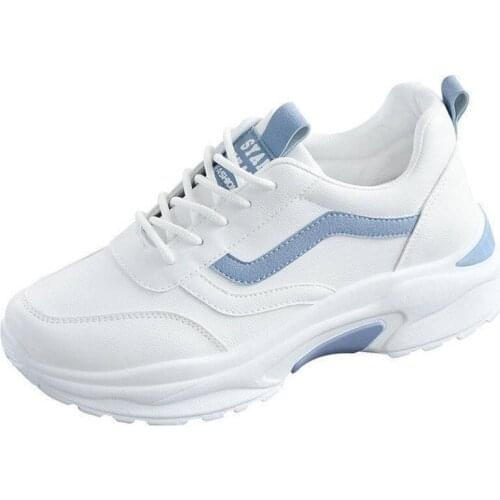 All-match white shoes womens summer Nice thick-soled red casual sports shoes platform sneakers zapato tenis de seguridad mujer