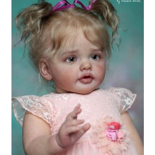 27inch Reborn Toddler Doll Kit Betty Popular Rare Limited Sold Out Edition with Body and Eyes Unpainted Unfinished Doll Parts