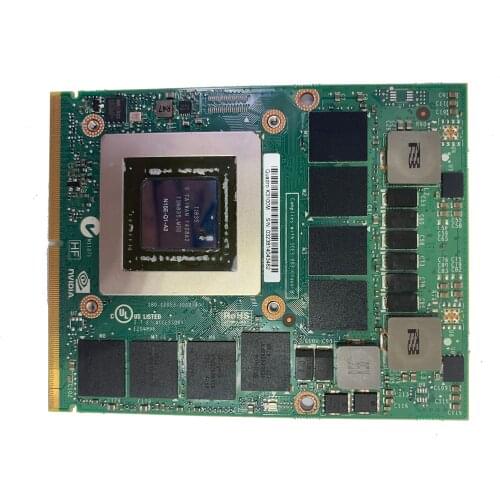N15E-Q1-A2 With K3100M K3100 GDDR5 4GB Video Graphics Card X-Bracket For Dell M6600 M6700 M6800 HP 8740W 8760W Test Well