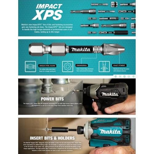 Makita XPS 90 Times High Strength HP2 Impact Bit Cross Screwdriver Bit impact Screwdriver Special Makita Power Ttool Accessories