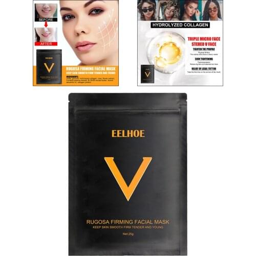 V Shaped Face Masks Double Chin V Face Mask For Women Peel-off Beauty Mask Slimming Facial Masks Clean Skin