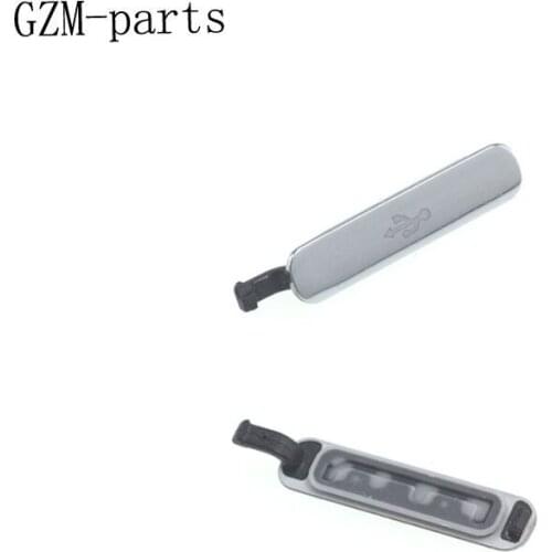 GZM-parts 1 Piece USB Charger Dock Port Cover Waterproof For Samsung Galaxy S5 SV I9600 G900 Charging Port Cover Silver/Gold