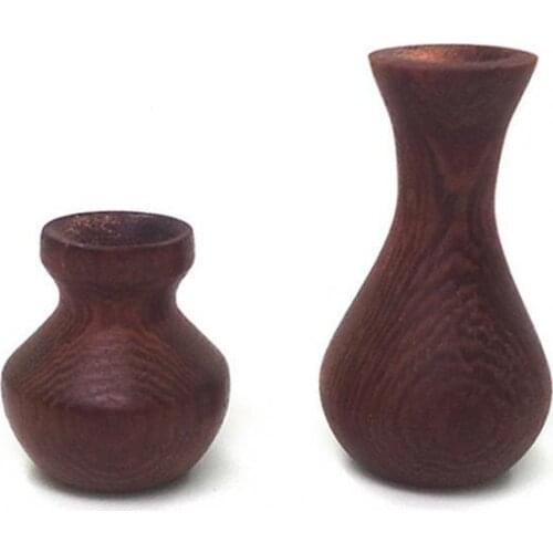 1/12 Dollhouse Mini Retro Vase Model Accessory Baking Decor DIY Craft Gift Toy