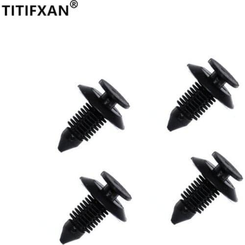 10PCS Door panel trim panel side skirt surround barb type plastic clip for Ford Mustang plastic fasteners