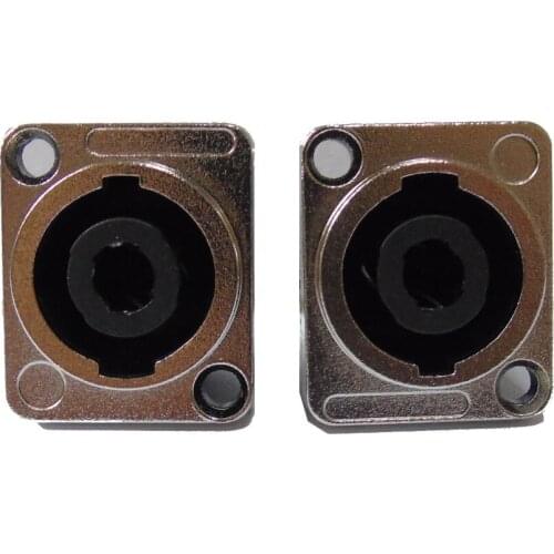 100pcs/lot high quality Pro Speakon Connector Head Socket NL4FC with matel panel