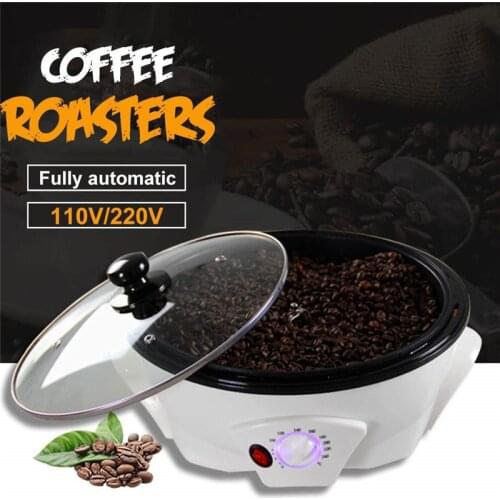 110V/220V Electric Coffee Roaster Home Coffee Beans Machine Roasting Baking Tools Mini Popcorn Machine Household Grain Drying
