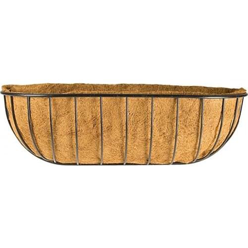 24inch Hanging Coconut Vegetable Flower Pot Basket Liners Wall Hanging Coconut Basin Palm Lining Garden Plants Hanger Flowerpot